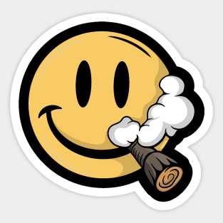 Smoke and smile Sticker